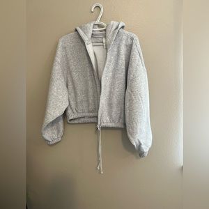 H&M cropped zip-up jacket